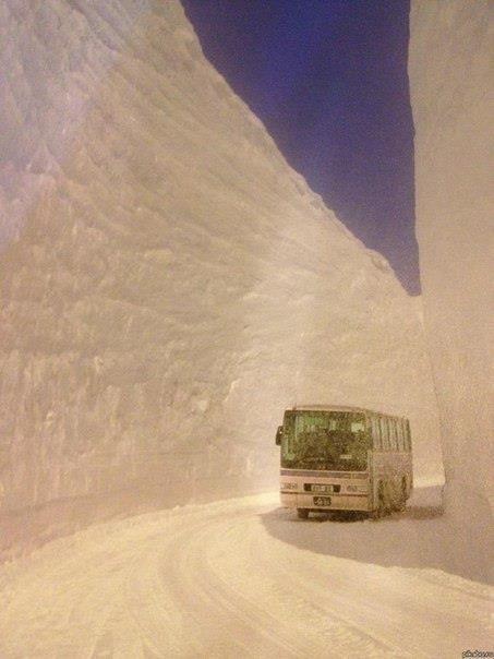 Photo:  17 meters snow cover Hokkaido,Japan 